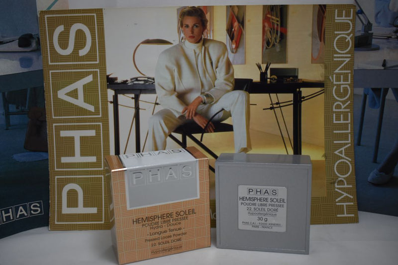 PHAS HYPOALLERGĖNIQUE HEMISPHERE SOLEIL, POUDRE LIBRE PRESSEE - Longue Tenue / PRESSED LOOSE POWDER / Πούδρα  Μεγάλης Διάρκειας, Συμπιεσμένη Χαλαρά, Υποαλλεργική, σε Απόχρωση ( SOLEIL DORE - Χρυσαφένιο του Ήλιου) 30 g.