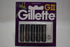 Gillette GII / TRAC II ORIGINAL (VERSION 1972) RAZOR BLADE REFILLS, 5 CARTRIDGES (1 PACK) Χ 30 pieces (PACK)