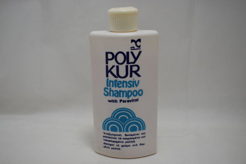POLYKUR Shampoo Intensive with Paravital For Damaged / Tired / Dyed Hair (VERSION 1977) Σαμπουάν Για Ταλαιπωρημένα / Κουρασμένα / Βαμμένα Μαλλιά 200 ml 6.7 FL.OZ.