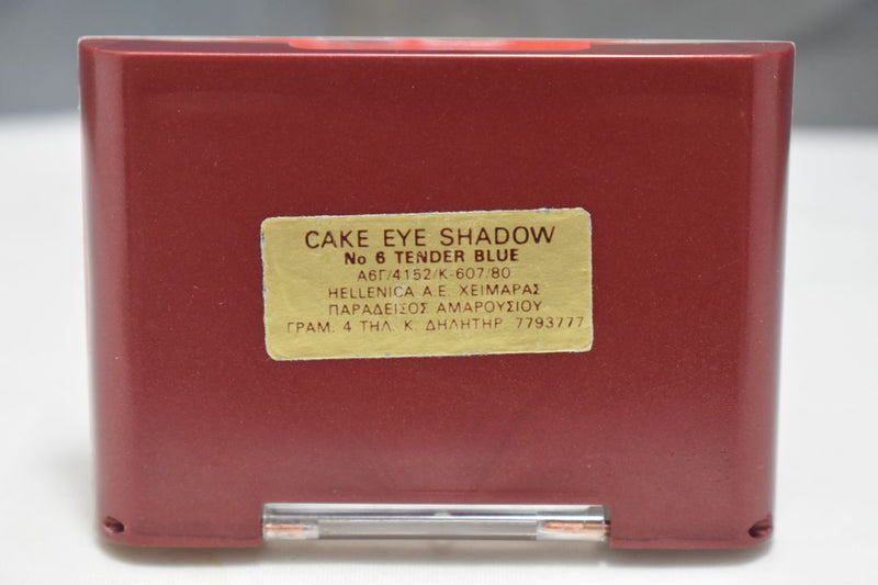 SEVENTEEN 17 COSMETICS CAKE EYE SHADOW SINGLE (No 6 - TENDER BLUE) / Συμπαγής Σκιά Ματιών -  (COLLECTION 6) -  Σε Απόχρωση (Τυρκουάζ) 4 g.