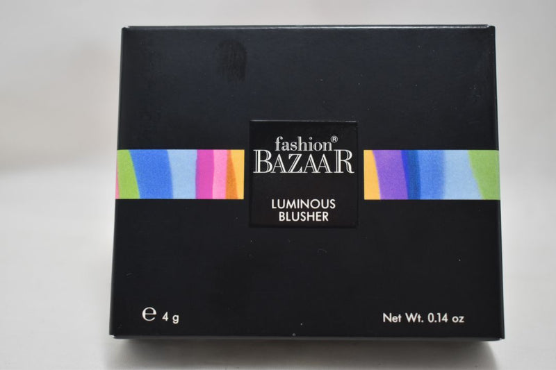 FASHION BAZAAR LUMINOUS BLUSHER / FARD A JOUES / Φωτεινό ΡΟΥΖ σε Απόχρωση (DEEP BRONZE - Βαθύ Μπρούτζινο) 4 g.