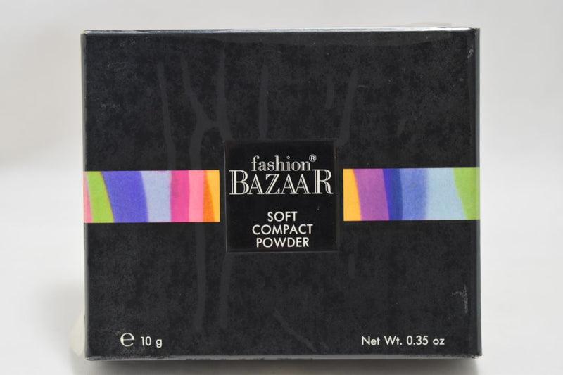 FASHION BAZAAR SOFT COMPACT POWDER / Μαλακή Συμπαγής Σκόνη σε Απόχρωση (IVORY BEIGE - Ιβουάρ Μπεζ) 10 g.
