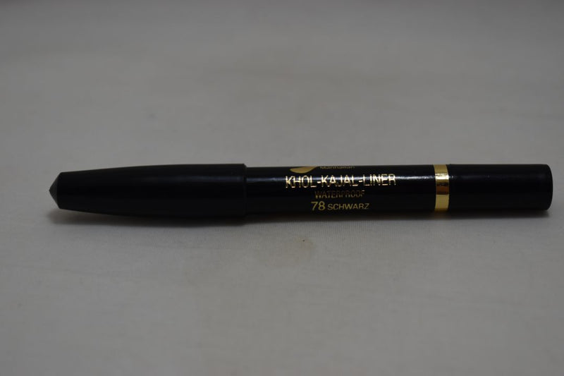 MANHATTAN COSMETICS BIG KHOL-KAJAL- LINER (PENCIL) WATERPROOF / Μολύβι Ματιών Καζάλ, Χονδρό, Αδιάβροχο, σε Απόχρωση (No 78 - SCWARZ - Μαύρο).
