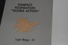 FASHION BAZAAR COMPACT FOUNDATION "DOUBLE ACTION" / Συμπαγές Μέικ απ Διπλής Δράσης σε Απόχρωση (LIGHT BEIGE - ΑΝΟΙΚΤΟ ΜΠΕΖ) 17 g.