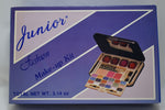 JUNIOR FASHION  KIT MAKE-UP  (1831) 12 EYE SHADOW + 9 BLUSHES  + 4 LIP- GLOSS + 1 EYE PENCIL COLOR BLACK / Σετ Μακιγιάζ 12 (Σκιές Ματιών) + 9 (Ρουζ) + 4 (Γυαλιστικό για τα Χείλη) + 1 Μολύβι Ματιών Χρώματος Μαύρου NET WT 3.14 OZ.
