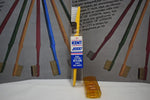 KENT 2000 DUAL TEXTURE NYLON ORIGINAL TOOTHBRUSH   STRAIGHT TUFT YELLOW COLOR   (VERSION 1982) A NEW ANGLE FOR DOUBLE DENTAL CARE / ΟΔΟΝΤΟΒΟΥΡΤΣΑ 2000 ΔΙΠΛΗΣ ΥΦΗΣ ΜΕ ΙΣΙΕΣ ΤΡΙΧΕΣ ΓΙΑ ΔΙΠΛΗ ΟΔΟΝΤΙΑΤΡΙΚΗ ΦΡΟΝΤΙΔΑ ΧΡΩΜΑΤΟΣ KΙΤΡΙΝΟΥ.