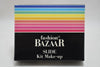 FASHION BAZAAR SLIDE KIT MAKE-UP (0035) 5 EYE SHADOW SATIN + 1 BLUSH + 1 INDIAN EART + 1 COMPACT LIP POWDER / 5 ΣΚΙΕΣ ΜΑΤΙΩΝ ΣΑΤΙΝΕ 3,5 g + 1 ΡΟΥΖ 1,7 g + 1 ΠΟΥΔΡΑ ΙΝΔΙΚΗΣ ΓΗΣ 1,7 g + 1 ΣΥΜΠΙΕΣΜΕΝΗ ΠΟΥΔΡΑ ΧΕΙΛΙΩΝ 1,7 g.