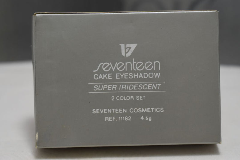 SEVENTEEN 17 COSMETICS CAKE EYESHADOW SUPER IRIDESCENT (No 24 - DUOGLEAM) / Συμπαγής Διπλή Σκιά Ματιών, Σούπερ Ιριδίζουσα -  (COLLECTION 24) -  Σε Απόχρωση (Λαδί - Καφέ) 4.5 g.