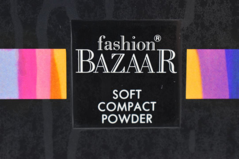 FASHION BAZAAR SOFT COMPACT POWDER / Μαλακή Συμπαγής Σκόνη σε Απόχρωση (IVORY BEIGE - Ιβουάρ Μπεζ) 10 g.