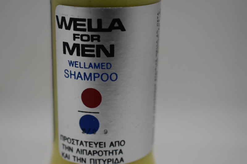 WELLA FOR MEN WELLAMED SHAMPOO PROTECTS AGAINTS GREASE HAIR AND DANDRUFF / ΚΑΤΑΠΟΛΕΜΑ ΤΗΝ ΛΙΠΑΡΟΤΗΤΑ ΚΑΙ ΤΗΝ ΠΙΤΥΡΙΔΑ 125 ml 4.2 FL.OZ.