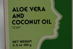 TWINCARE SOAP ALOE VERA AND COCONUT OIL FOR SKIN CARE CLEANSES MOISTURIZES NATURALLY (VERSION 1981) / Σαπούνι με Αλόη Βέρα και Λάδι Καρύδας για την Περιποίηση του Δέρματος Καθαρίζει και Ενυδατώνει Φυσικά 100 g 3.5 OZ.