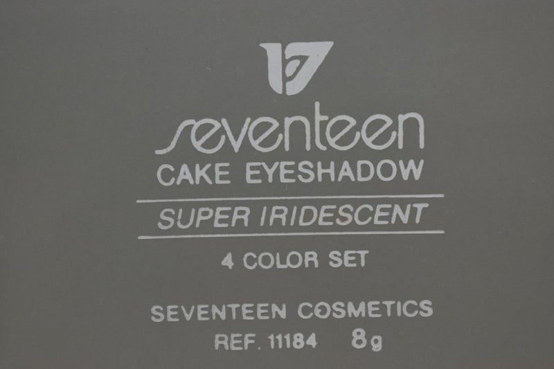 SEVENTEEN 17 COSMETICS CAKE EYESHADOW SUPER IRIDESCENT (PALETTE No 53 -  JASPER) / Συμπαγής Τετραπλή Σκιά Ματιών, Σούπερ Ιριδίζουσα -  (COLLECTION 53) -  Σε Απόχρωση (Γκρι Ανοικτό - Θαλασσί - Φούξια - Λαδί Ανοικτό) 8 g.