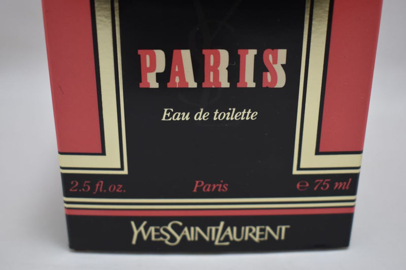 YVES SAINT LAURENT PARIS (VERSION 1983) ORIGINAL POUR FEMME / FOR WOMEN EAU DE TOILETTE 75 ml 2.5 FL.OZ.