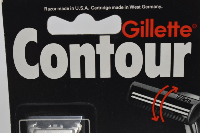 Gillette Contour / ATRA  ALL METAL ORIGINAL (VERSION 1977)  TWO BLADE SWIVEL HEAD RAZOR Sealed and Unused