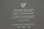 SEVENTEEN 17 COSMETICS CAKE EYESHADOW SUPER IRIDESCENT (PALETTE No 47 -  TERRA) / Συμπαγής Τετραπλή Σκιά Ματιών, Σούπερ Ιριδίζουσα -  (COLLECTION 47) -  Σε Απόχρωση (Ροζ Οπάλιο - Λαδί - Βιολετί - Γκι Μεταλλικό) 8 g.