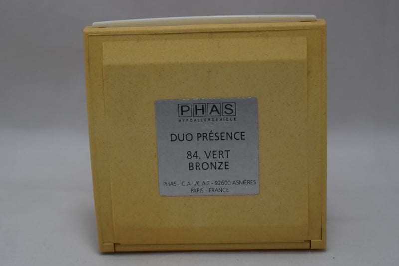 PHAS HYPOALLERGĖNIQUE DUO OMBRE À PAUPIÈRES  / DOUBLE EYE SHADOW / ΔΙΠΛΗ ΣΚΙΑ ΜΑΤΙΩΝ, Υποαλλεργική, σε Απόχρωση (VERT / BRONZE - Γκρι Μολυβί / Σομόν) 2x2 g - Χωρίς κουτί.