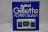 Gillette SUPER SILVER (10) STAINLESS STEEL BLADES Platinum hardened edges Χ 20 pieces (PACK)