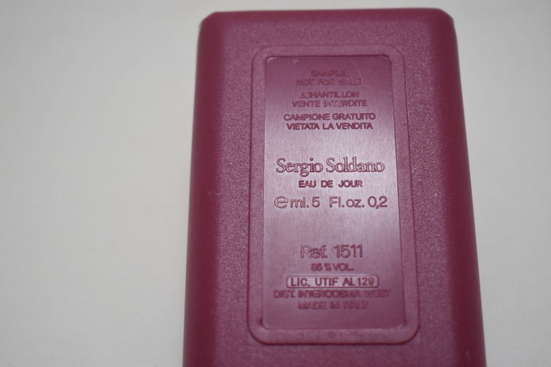 SERGIO SOLDANO EAU DE JOUR (VERSION DE 1987) ORIGINAL FOR LADIES / PER DONNE / EAU DE TOILETTE 5 ml 0.2 FL.OZ - ΜΙΝΙΑΤΟΥΡΑ