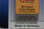 CREDO SOLINGEN ORIGINAL REPLACEMENT RAZORS FOR KALON CUTTER 20 pcs / ΑΝΤΑΛΛΑΚΤΙΚΑ ΞΥΡΑΦΑΚΙΑ ΓΙΑ ΚΟΦΤΗ ΚΑΛΩΝ ΣΕ ΣΥΣΚΕΥΑΣΙΑ 20 ΤΕΜΑΧΙΩΝ.