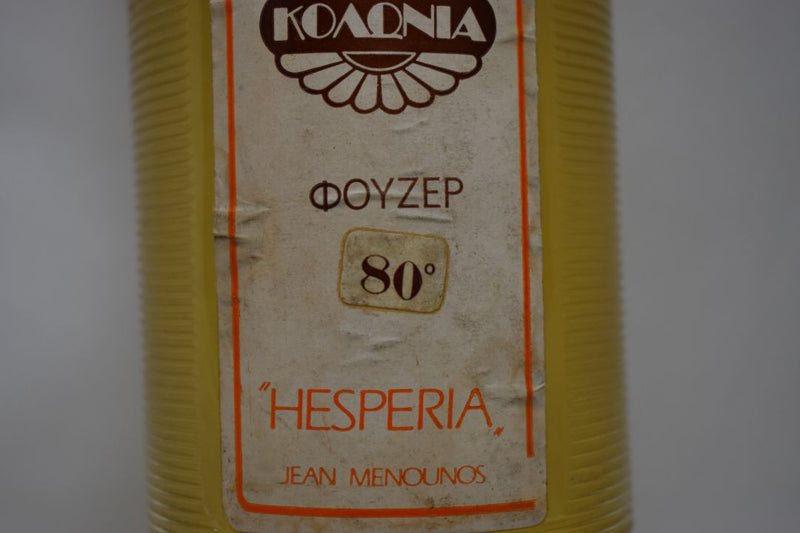 "HESPERIA" - JEAN MENOUNOS  - ΦΟΥΖΕΡ 80° - (VERSION 1976) EAU DE COLOGNE POUR HOMME / POUR FEMME 910 ml 30.4 FL.OZ - jumbo !!!