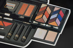 FASHION BAZAAR SYMPHONY KIT MAKE-UP (1404-01) 36 EYE SHADOW+3 BLUSH+2 INDIAN EART+1 TRANSPARENT COMPACT POWDER+1 SKIN COVER+3 LIPS POWDER+1 KAJAL BLACK PENCIL+1 LIP PENCIL+PENCIL SHARPENER+3 LIPSTICKS+3 NAIL-ENAMELS+SLIDE KIT (0035) NET WT 63,8 g.