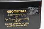 Cutex (Chesebrough Pond's Inc) GEOMETRICS Six Eye Shadow Color Cream Fixing No 16 / 6 Σκιές Ματιών σε Πούδρα (Ανοικτό Βιολετί - Σομόν - Ροζ - Μπλε Ανοικτό και Δύο Γκρι) με Γεωμετρικά Σχήματα.
