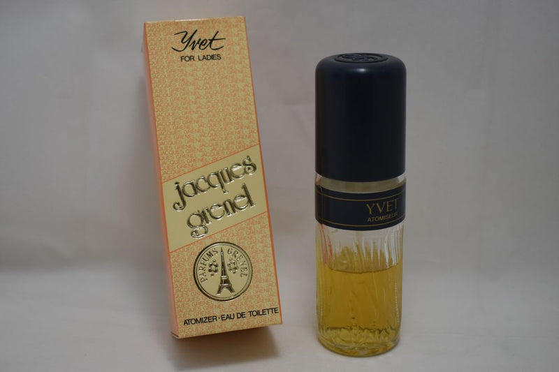 JACQUES GRENEL Yvet FOR LADIES (VERSION 1976) POUR FEMME / FOR WOMEN EAU DE TOILETTE ATOMISEUR 60 ml 2 FL.OZ - (FULL  50%)