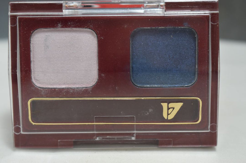 SEVENTEEN 17 COSMETICS CAKE EYE SHADOW DUO (SET No 32 MARINE) / Συμπαγής Διπλή Σκιά Ματιών -  (COLLECTION 32) -  Σε Απόχρωση (Ροζ - Μπλε Βαθύ) 4 g.