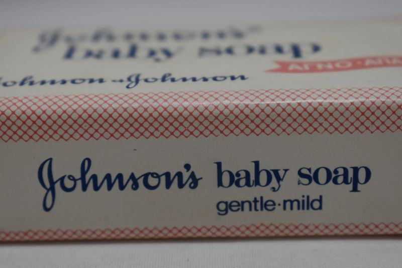 Johnson's CHILDREN'S SOAP IN ORIGINAL PACKAGING  (VERSION 1977) PURE - GENTLE / Σαπούνι παιδικό, Αγνό, Απαλό 125 g 4.4 OZ.