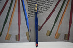 KENT OF LONDON ORIGINAL TOOTHBRUSH (HARD) STRAIGHT TUFT REAL BRISTLE PROBE TIP COLOR BLUE (VERSION 1976) / ΟΔΟΝΤΟΒΟΥΡΤΣΑ ΜΕ ΙΣΙΕΣ ΚΑΙ ΑΥΘΕΝΤΙΚΕΣ ΤΡΙΧΕΣ (ΣΚΛΗΡΕΣ) ΚΑΙ ΜΥΤΗ ΚΕΦΑΛΗΣ ΑΙΣΘΗΤΗΡΑ ΓΙΑ ΜΑΖΑΖ ΧΡΩΜΑΤΟΣ ΜΠΛΕ.