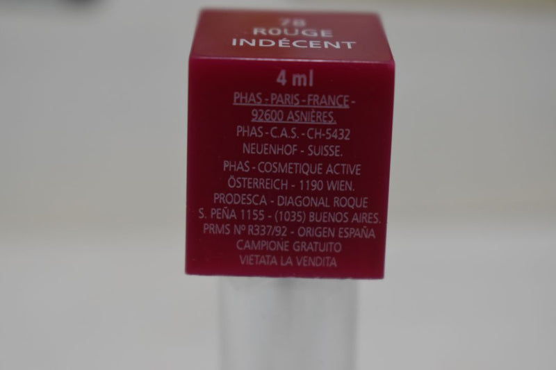 PHAS HYPOALLERGĖNIQUE ROUGE INTENSE - LIP COMFORT (78 - ROUGE INDECENT) / Κραγιόν έντονο, σε Απόχρωση (78 - Απίστευτο Κόκκινο), με Άνεση μεγάλης Διάρκειας στα Χείλη, 4 ml - Tester - Χωρίς κουτί.