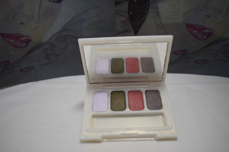 SEVENTEEN 17 COSMETICS CAKE EYESHADOW SUPER IRIDESCENT (PALETTE No 47 -  TERRA) / Συμπαγής Τετραπλή Σκιά Ματιών, Σούπερ Ιριδίζουσα -  (COLLECTION 47) -  Σε Απόχρωση (Ροζ Οπάλιο - Λαδί - Βιολετί - Γκι Μεταλλικό) 8 g.