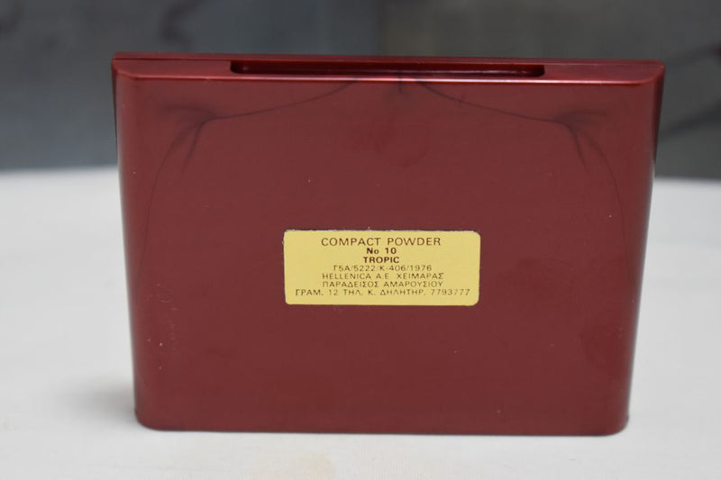 SEVENTEEN 17 COSMETICS COMPACT POWDER /  Συμπαγής (Πιεσμένη) Πούδρα Προσώπου σε Απόχρωση (No 10 TROPIC - Μπέζ Καφέ Τροπικό) 12 g.