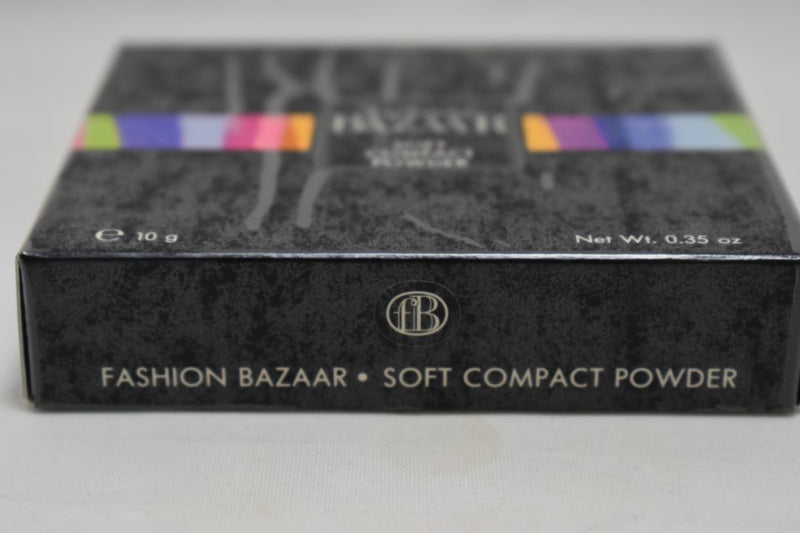 FASHION BAZAAR SOFT COMPACT POWDER / Μαλακή Συμπαγής Σκόνη σε Απόχρωση (IVORY BEIGE - Ιβουάρ Μπεζ) 10 g.