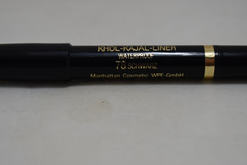 MANHATTAN COSMETICS BIG KHOL-KAJAL- LINER (PENCIL) WATERPROOF / Μολύβι Ματιών Καζάλ, Χονδρό, Αδιάβροχο, σε Απόχρωση (No 78 - SCWARZ - Μαύρο).