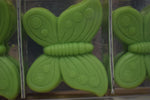 WOLFF GIFT BOX (COUNTRY FAIR) SOAP BUTTERFLY SCENTED COLOR GREEN 4 PCS (VERSION 1981) / Συσκευασία Δώρου (Υπαίθρια Γιορτή) από Αρωματισμένα Σαπούνια - 4 Τεμάχια - σε σχήμα Πεταλούδας, Χρώματος Πράσινου, 137 gr 4.5 OZ.