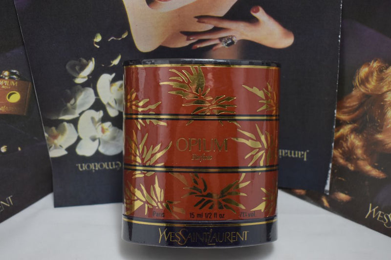 YVES SAINT LAURENT OPIUM (VERSION 1977) ORIGINAL POUR FEMME / FOR WOMEN PARFUM 15 ml ½ FL.OZ.