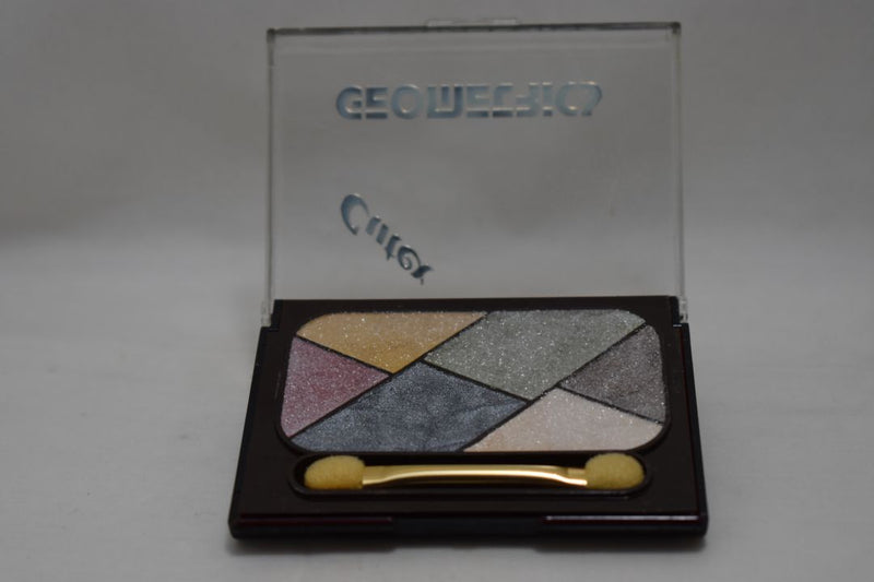 Cutex (Chesebrough Pond's Inc) GEOMETRICS Six Eye Shadow Color Cream Fixing No 16 / 6 Σκιές Ματιών σε Πούδρα (Ανοικτό Βιολετί - Σομόν - Ροζ - Μπλε Ανοικτό και Δύο Γκρι) με Γεωμετρικά Σχήματα.