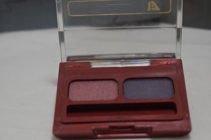 SEVENTEEN 17 COSMETICS CAKE EYE SHADOW DUO (No 6 PLUM ROSE - DEEP VIOLET) / Συμπαγής Διπλή Σκιά Ματιών -  (COLLECTION 6) -  Σε Απόχρωση (Απαλό Ροζ - Βαθύ Βιολετί) 4 g.