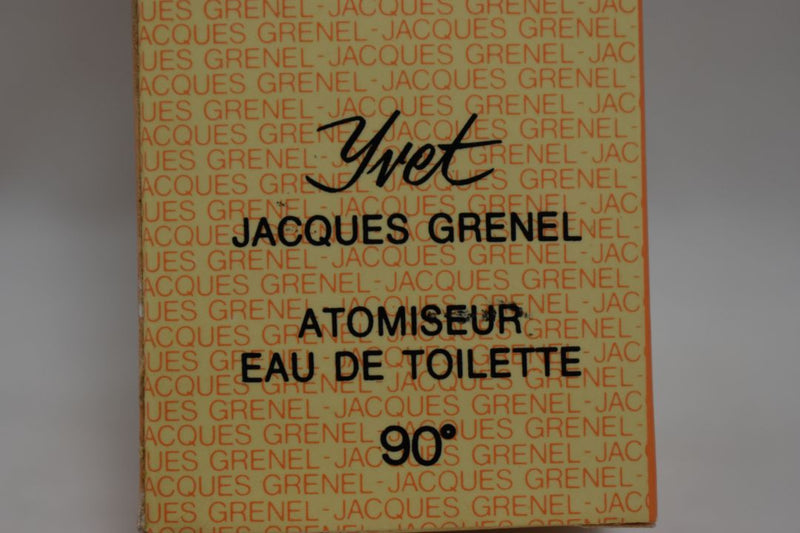 JACQUES GRENEL Yvet FOR LADIES (VERSION 1976) POUR FEMME / FOR WOMEN EAU DE TOILETTE ATOMISEUR 60 ml 2 FL.OZ - (FULL  50%)