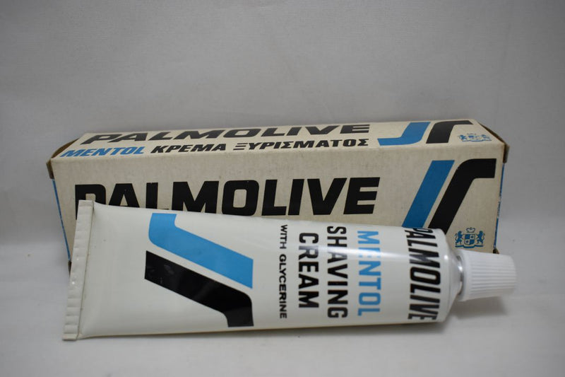 PALMOLIVE SHAVING CREAM MENTOL WITH GLYCERINE (VERSION 1978) / ΚΡΕΜΑ ΞΥΡΙΣΜΑΤΟΣ ΜΕΝΤΟΛ ΜΕ ΓΛΥΚΕΡΙΝΗ 80 gr 2.8 FL.OZ.