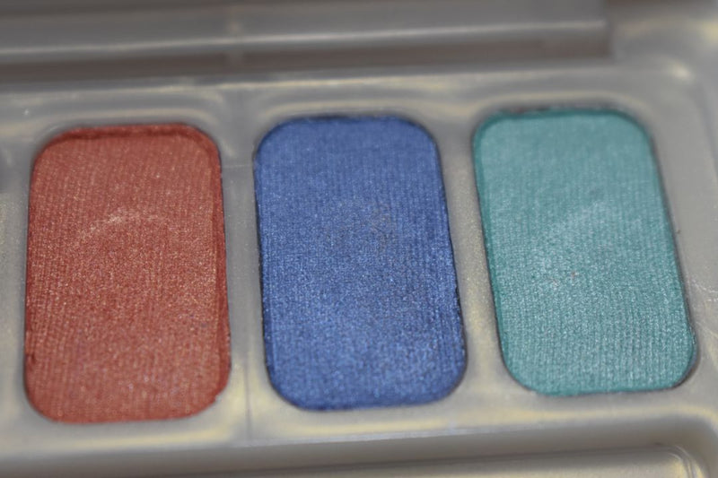 SEVENTEEN 17 COSMETICS CAKE EYESHADOW SUPER IRIDESCENT (PALETTE No 55 -  SPLASH COLORS) / Συμπαγής Τετραπλή Σκιά Ματιών, Σούπερ Ιριδίζουσα -  (COLLECTION 55) -  Σε Απόχρωση (Μπεζ - Κοραλλί - Γαλάζιο - Πράσινο) 8 g.