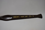 KENT OF LONDON ORIGINAL TOOTHBRUSH (MEDIUM) CURVED TUFT REAL BRISTLE BROWN COLOR (VERSION 1977) / ΟΔΟΝΤΟΒΟΥΡΤΣΑ ΜΕ ΚΑΜΠΥΛΕΣ ΚΑΙ ΑΥΘΕΝΤΙΚΕΣ ΤΡΙΧΕΣ (ΜΕΣΑΙΑΣ ΣΚΛΗΡΟΤΗΤΑΣ) ΧΡΩΜΑΤΟΣ ΚΑΦΕ.