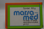 MARSA MED SOAP (PH 5,5) is a mild soap-free cleanser, Antiallergic, for deep facial cleansing (VERSION 1983) / Σαπούνι Ουδέτερο, για Βαθύ Καθαρισμό προσώπου, Αντιαλλεργικό 100 g 3.5 OZ.