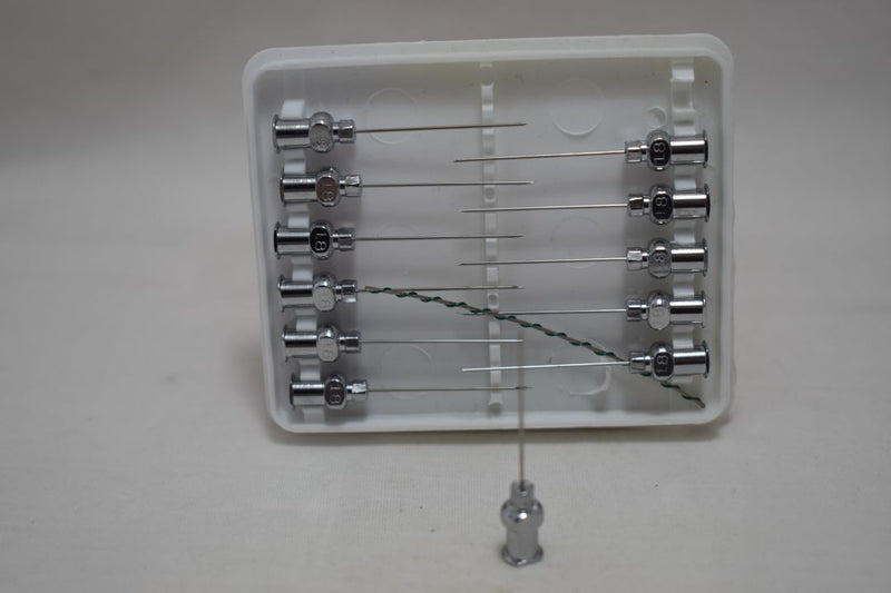 STAINLESS STEEL NEEDLES FOR HYPODERMIC INJECTION ELECTROLYTIC POLISHED (18% CHROME 8% NICKEL) No 18  ONE DOZEN / ΒΕΛΟΝΕΣ ΓΙΑ ΥΠΟΔΕΡΜΙΚΗ ΕΝΕΣΗ ΑΠΟ ΑΝΟΞΕΙΔΩΤΟ ΑΤΣΑΛΙ ΗΛΕΚΤΡΟΛΥΤΙΚΑ ΓΥΑΛΙΣΜΕΝΟ (18% ΧΡΩΜΙΟ 8% ΝΙΚΕΛΙΟ) No 18  Μια Ντουζίνα (Δωδεκάδα).