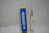 OPTIMA (Fortuna W.G.Co) GLASS HYPODERMIC SYRINGE (LUER-LOCK tip) with interchangeable components / Reusable / Γυάλινη Σύριγγα με μεταλλικό σύνδεσμο ασφαλείας, επαναχρησιμοποιήσιμη 5 c.c. + STAINLESS STEEL NEEDLES / ΒΕΛΟΝΑ No 14