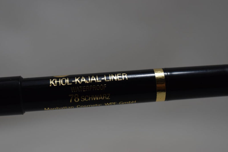 MANHATTAN COSMETICS BIG KHOL-KAJAL- LINER (PENCIL) WATERPROOF / Μολύβι Ματιών Καζάλ, Χονδρό, Αδιάβροχο, σε Απόχρωση (No 78 - SCWARZ - Μαύρο).
