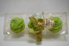 NORTON LUXURY SOAP / SAVON DE LUXE ROSE BUDS (GREEN COLOR) FOR GIFTS 215g 7½ oz (3Χ72g 3x2.38 oz)