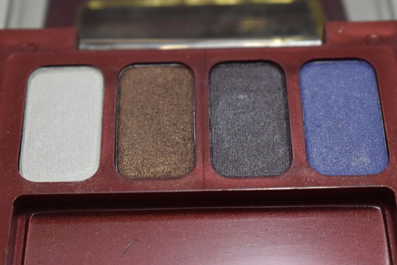 SEVENTEEN 17 COSMETICS CAKE EYE SHADOW 4 COLOUR SET   (PALETTES No 01 -  PLUMS) / Συμπαγής Τετραπλή Σκιά Ματιών -  (COLLECTION 01) -  Σε Απόχρωση (Εκρού - Καφέ - Πράσινο - Δαμασκηνί) 8 g.