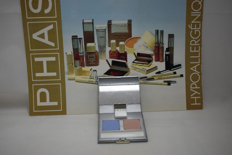 PHAS HYPOALLERGĖNIQUE DUO LUMIERE / ΥΠΟΑΛΛΕΡΓΙΚΗ ΔΙΠΛΗ ΣΚΙΑ ΜΑΤΙΩΝ σε Απόχρωση (CLARTE /  SEREINE - Γαλάζιο / Σομόν) 2x1.5 g - Χωρίς κουτί.